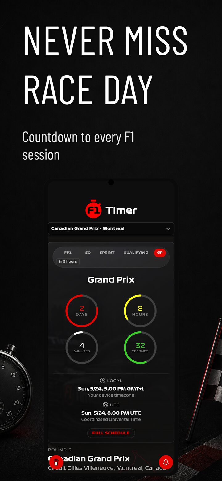 F1 Timer screenshot 1